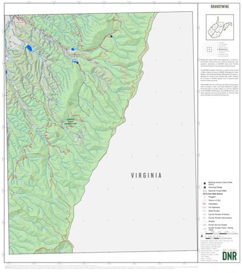 Pendleton County, WV Quad Maps - Bundle Map by WV Division of Natural ...