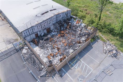 Aerial Shoot Of Chesapeake Fire Scene Air Aspects