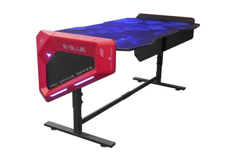 Bureau Gaming R Tro Eclair Rgb Egt Hauteur R Glable M