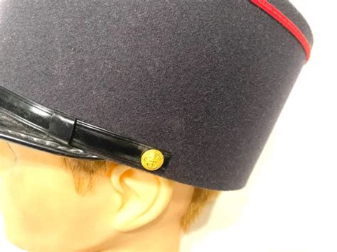 Ancienne Casquette K Pi Militaire Soldat Arm E Fran Aise Marine Post