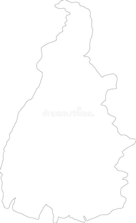 Tocantins Brazil Outline Map Stock Illustration Illustration Of Line