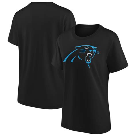 Womens Carolina Panthers Primary Logo Graphic T Shirt Rebel Sport