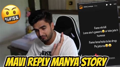 Mavi Savage Reply To Blind Manya Mavi Vs Blind Manya Mavi Reply