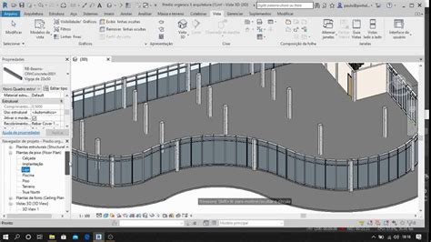 Vigas Em Curva No Revit Prof Pinhal Cda Mod 3 Youtube