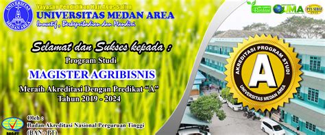 Program Studi Magister Agribisnis Universitas Medan Area Meraih