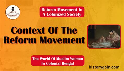 Context Of The Reform Movement History Gurukul Goln English