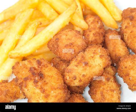 Scampi and Chips Stock Photo - Alamy