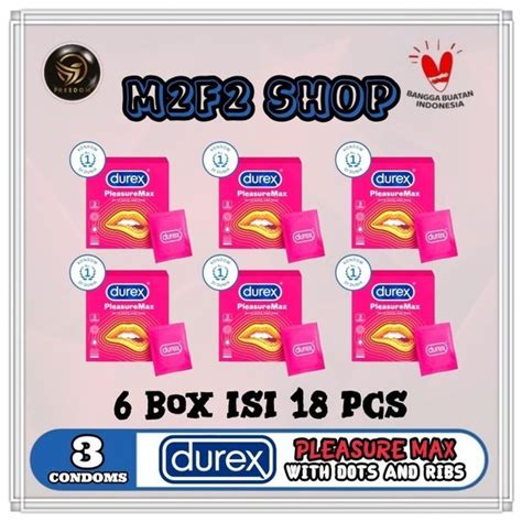 Jual Alat Kontrasepsi Kondom Durex Pleasure Max Isi 3 Pcs Kemasan 6