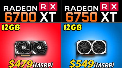 Rx 6700 Xt Vs Rx 6750 Xt Worth Spending Extra Money Youtube