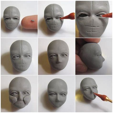 How To Sculpt The Face Of Polymer Clay