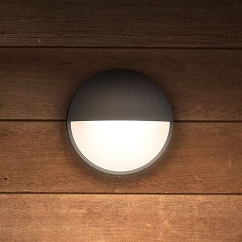 Philips Mygarden Capricorn Led Outdoor Wall Light Anthracite Built In