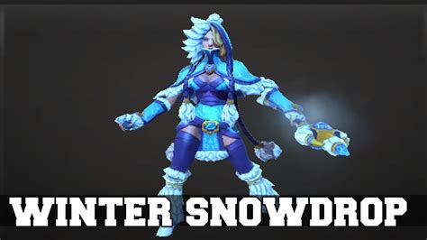 Dota 2 Items Crystal Maiden Winter Snowdrop Youtube