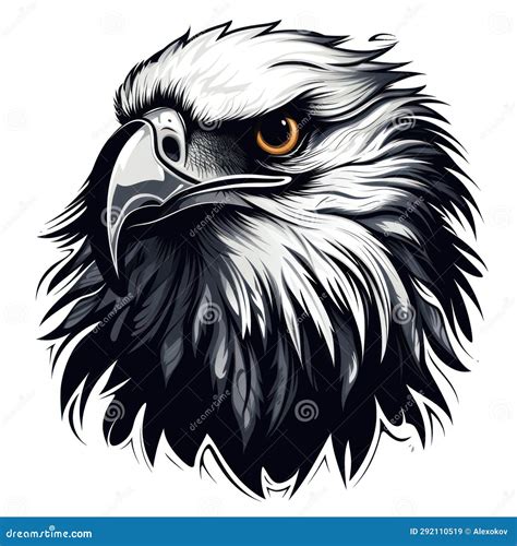 Attractive Vulture Logo Design AI Generated Stock Illustration ...