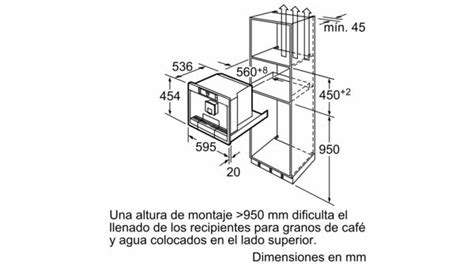 Tcc K Cafetera Totalmente Integrable Bosch Electrodom Sticos Es