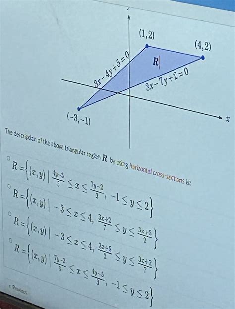 Solved R { X Y ∣−3≤x