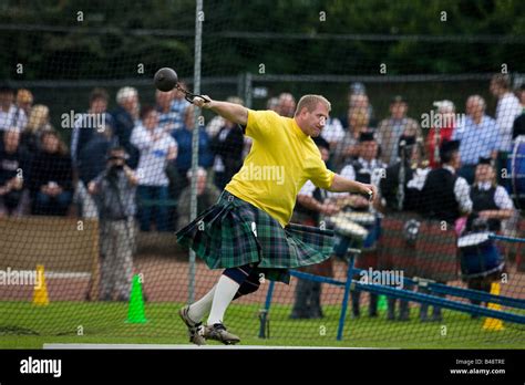 Sportsman About To Throw The Hammer At The Cowal Gathering A