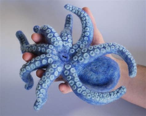 Needle Felted Octopus By Joshua Gardner Featured On The Living Felt