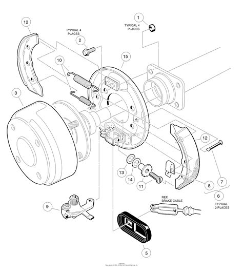 Husqvarna Huv 4210 Exp 2006 11 Parts Diagram For Rear Brake Assembly