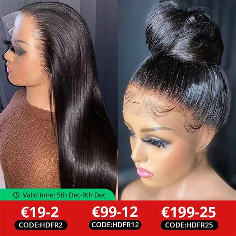 Perruque Lace Frontal Wig Naturelle Cheveux Lisses X