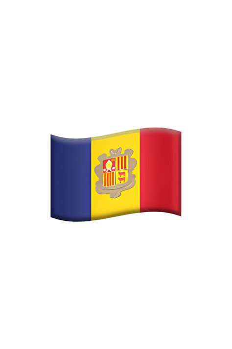 🇦🇩 Flag: Andorra Emoji in 2023 | Emoji, Flag, Vertical stripes