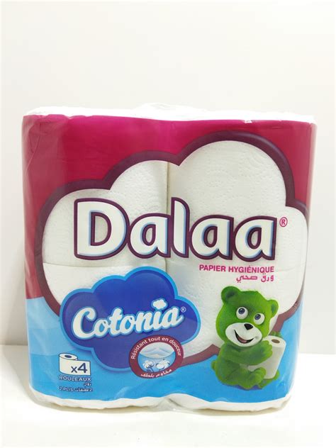 PAPIER HYGIÉNIQUE DALAA COTONIA 4U CIMAMARKET