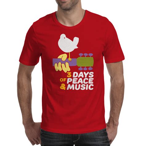 Woodstock Mens T Shirt Ebay