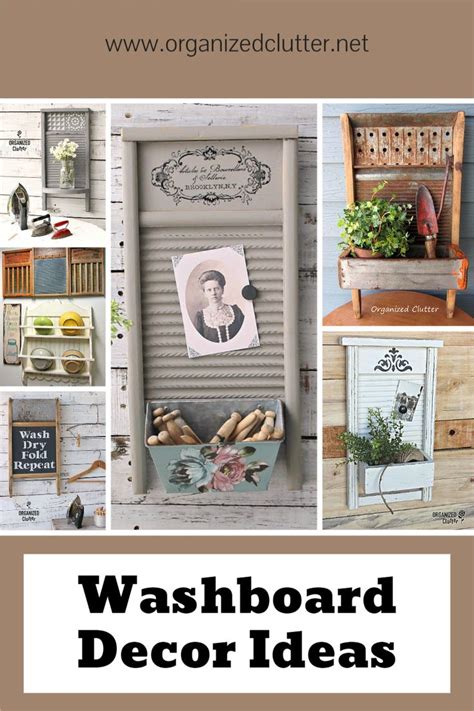 Washboard Upcycle And Repurpose Projects For The Home And Garden