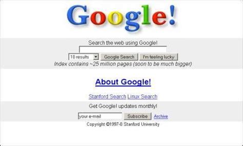 Original Google Homepage Logo - LogoDix