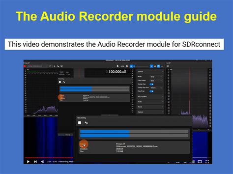 SDRconnect Video Guides SDRplay