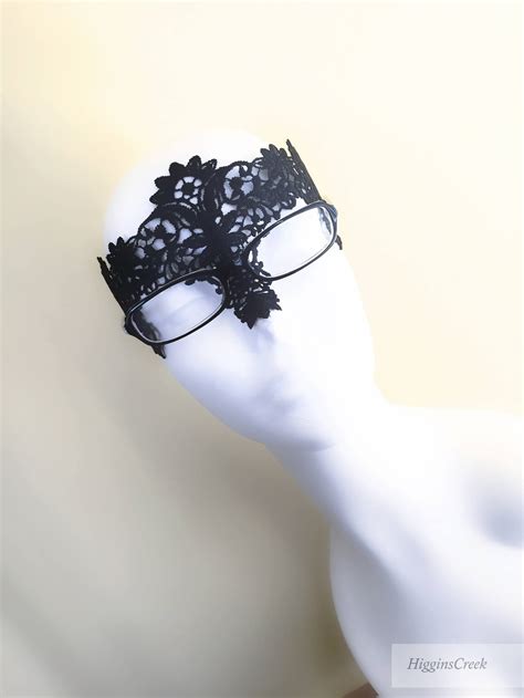 Masquerade Masks For Eyeglass Wearers Lace Masks For Glass Etsy