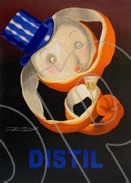 Achille Luciano Mauzan Poster Vintage Distil Poster Manifesti