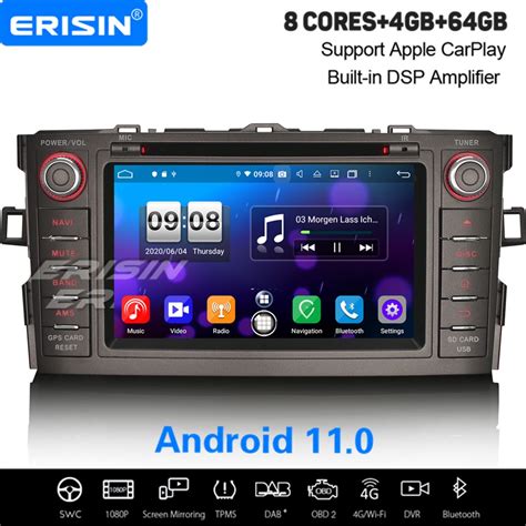 Core G Px Android Autoradio Toyota Auris Corolla Altis Dab