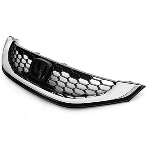 G Plus Front Bumper Upper Grille Grill Trim Fit For 2013 2015 Honda