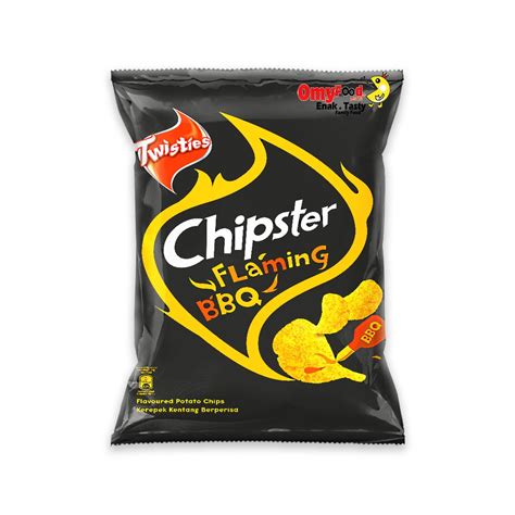 G Twisties Chipster Potato Chips Original Sour Cream Onion Hot Spicy Flaming BBQ OmyFood