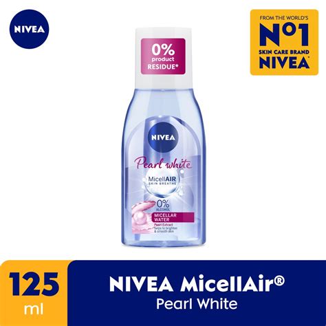 Jual NIVEA Micellar Water MicellAir Pearl Bright 125ml Membersihkan