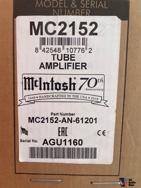 McIntosh MC2152 70th Anniversary Photo 3921391 US Audio Mart