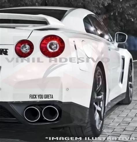 Adesivo Escape Fuck You Greta Para Aplicação Em Parachoque MercadoLivre