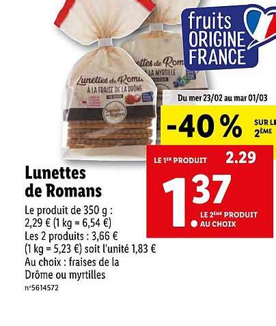 Promo Lunettes De Romans Chez Lidl ICatalogue Fr