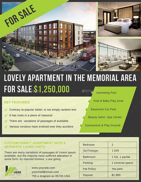 Apartment Sell Flyer Print Templates Graphicriver