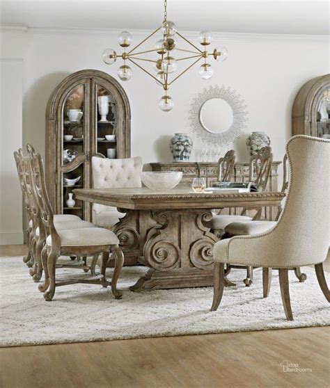 Castella Medium Tone Brown Extendable Rectangle Dining Room Set By