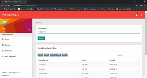 Source Code Php Point Of Sale Dan Mysql Jutse Coding