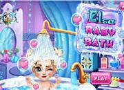 Elsa Baby Bath Juegos De Besos Chicas Amor Jugar Online