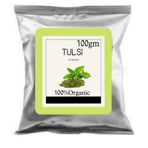 Organic Planttulsi Powder Tulsi Powder Organic Tulsi Powder For Face Tulsi Powder For