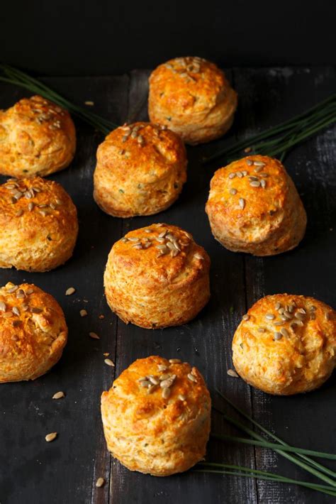 Cheese Scones with Chives & Sunflower Seeds - The Last Food Blog