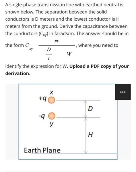 Solved A Single Phase Transmission Line With Earthed Neutral