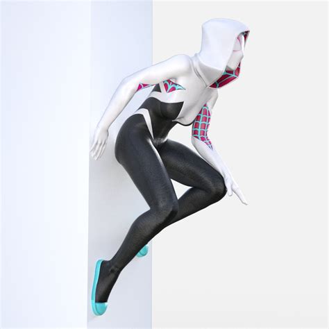 Female Spiderman And Spidergwen Poses Spiderverse Pose Set 2024 - Free ...