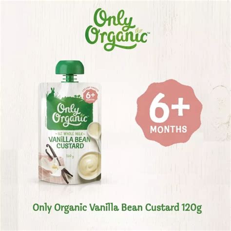 [5 Flavors] Only Organic Baby Fruit & Dessert Puree 6M+ - Banana Mixed ...