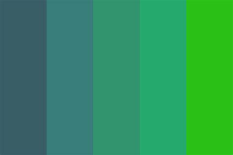 Rain-forest Greens Rainwing Color Palette