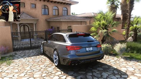 Audi RS6 R Forza Horizon 5 Logitech G29 Game Play YouTube