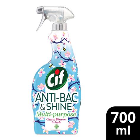 Cif Power Shine Antibac Spray Ml Cherry Blossom Wilko